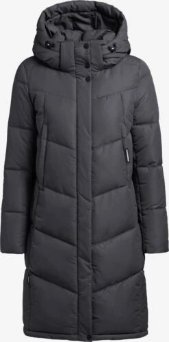 Khujo Manteaux Dhiver Manteau D’hiver Limetta Femme Graphite
