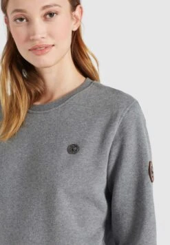 Khujo Sweats Sweat-shirt Lisel Femme Gris 14 Khujo Sweats Sweat-shirt Lisel Femme Gris -Khujo e7bdeb86498a5cc60b7f4902a98accc0