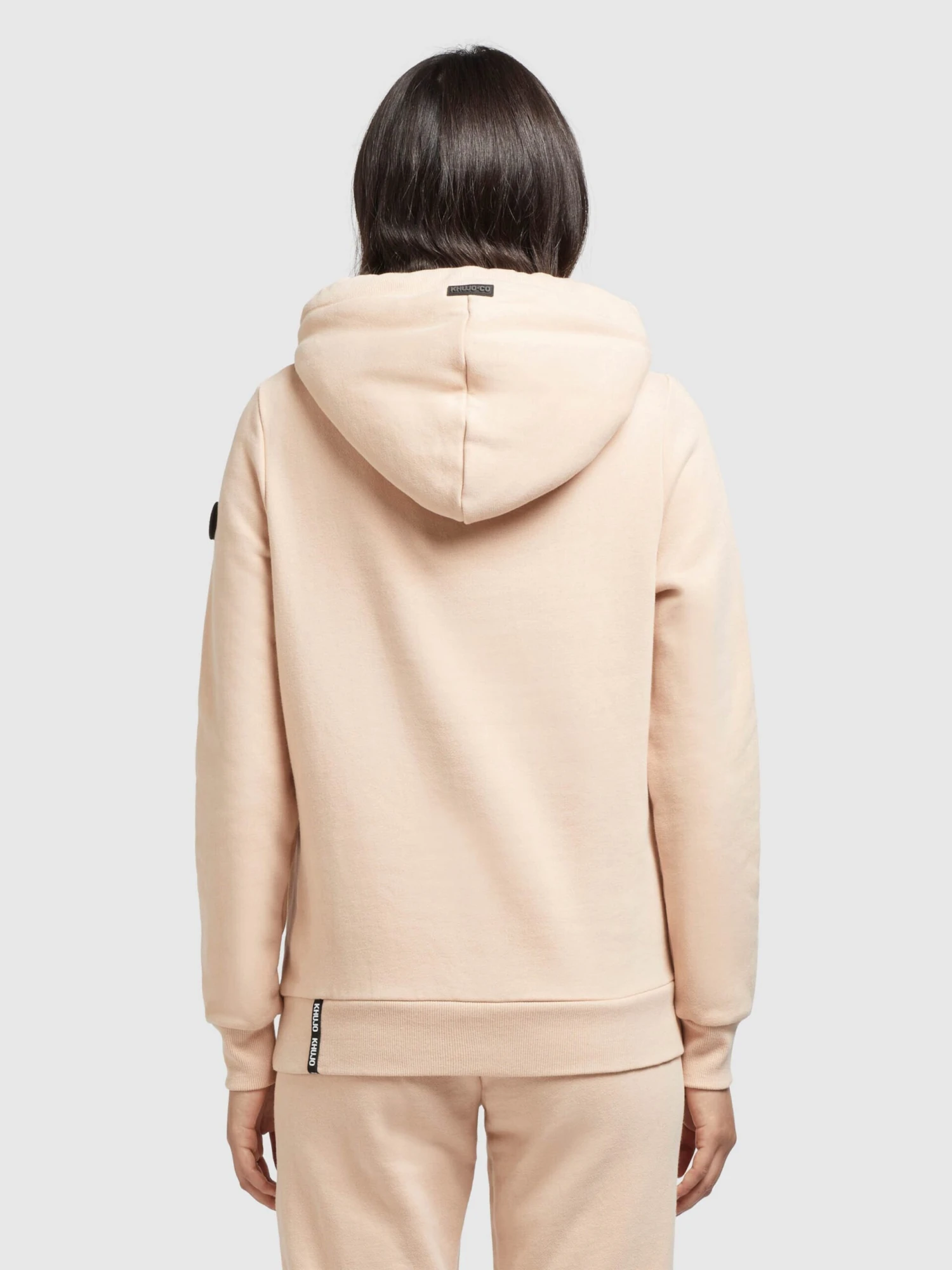 Khujo Sweats à Capuche Sweat-shirt Karima Femme Abricot 5 Khujo Sweats à Capuche Sweat-shirt Karima Femme Abricot – Image 4