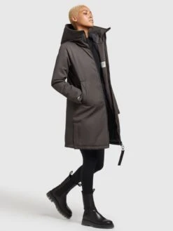 Khujo Manteaux De Mi-saison Manteau Mi-saison LISAD Femme Gris Foncé 15 Khujo Manteaux De Mi-saison Manteau Mi-saison LISAD Femme Gris Foncé -Khujo e9cc25c2339f7e3960eb9a8c8fd467be