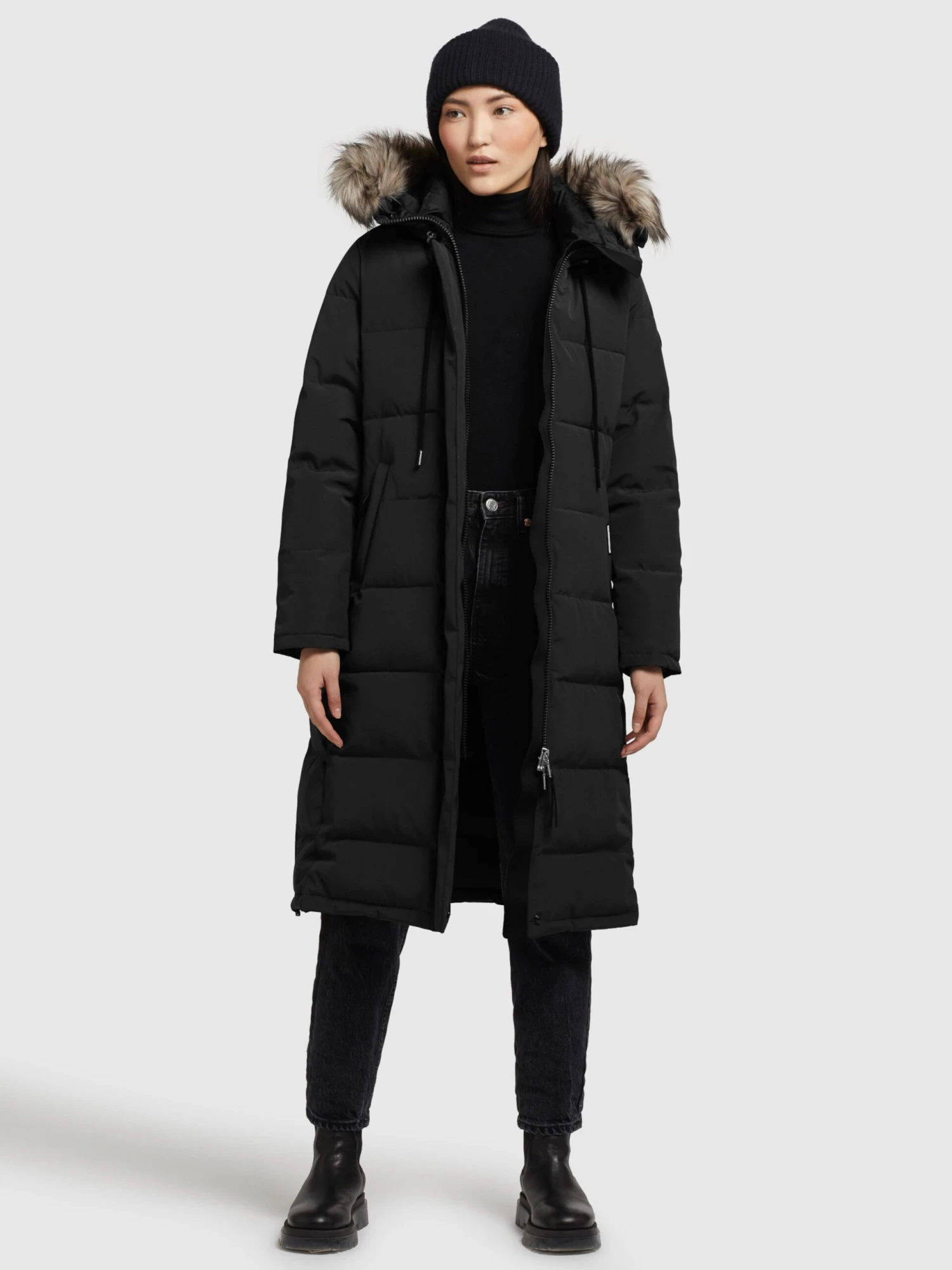Khujo Manteaux Dhiver Manteau D’hiver LOLL Femme Noir 8 Khujo Manteaux Dhiver Manteau D’hiver LOLL Femme Noir – Image 6