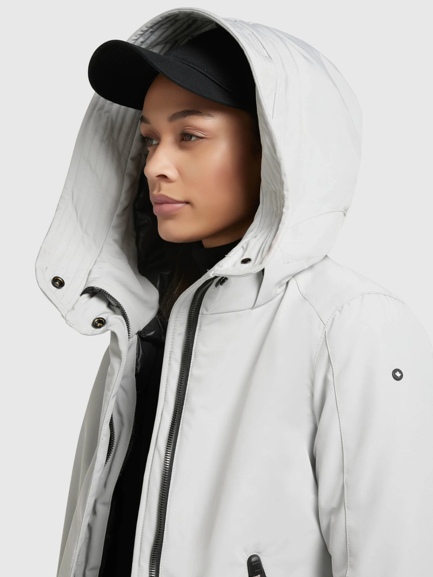 Khujo Vestes Dhiver Veste D’hiver Viona 3 Femme Gris Clair 9 Khujo Vestes Dhiver Veste D’hiver Viona 3 Femme Gris Clair – Image 7