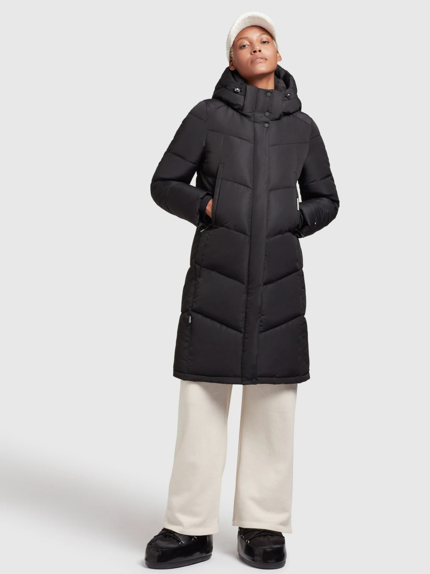 Khujo Manteaux Dhiver Manteau D’hiver Limetta Femme Noir 4 Khujo Manteaux Dhiver Manteau D’hiver Limetta Femme Noir – Image 2