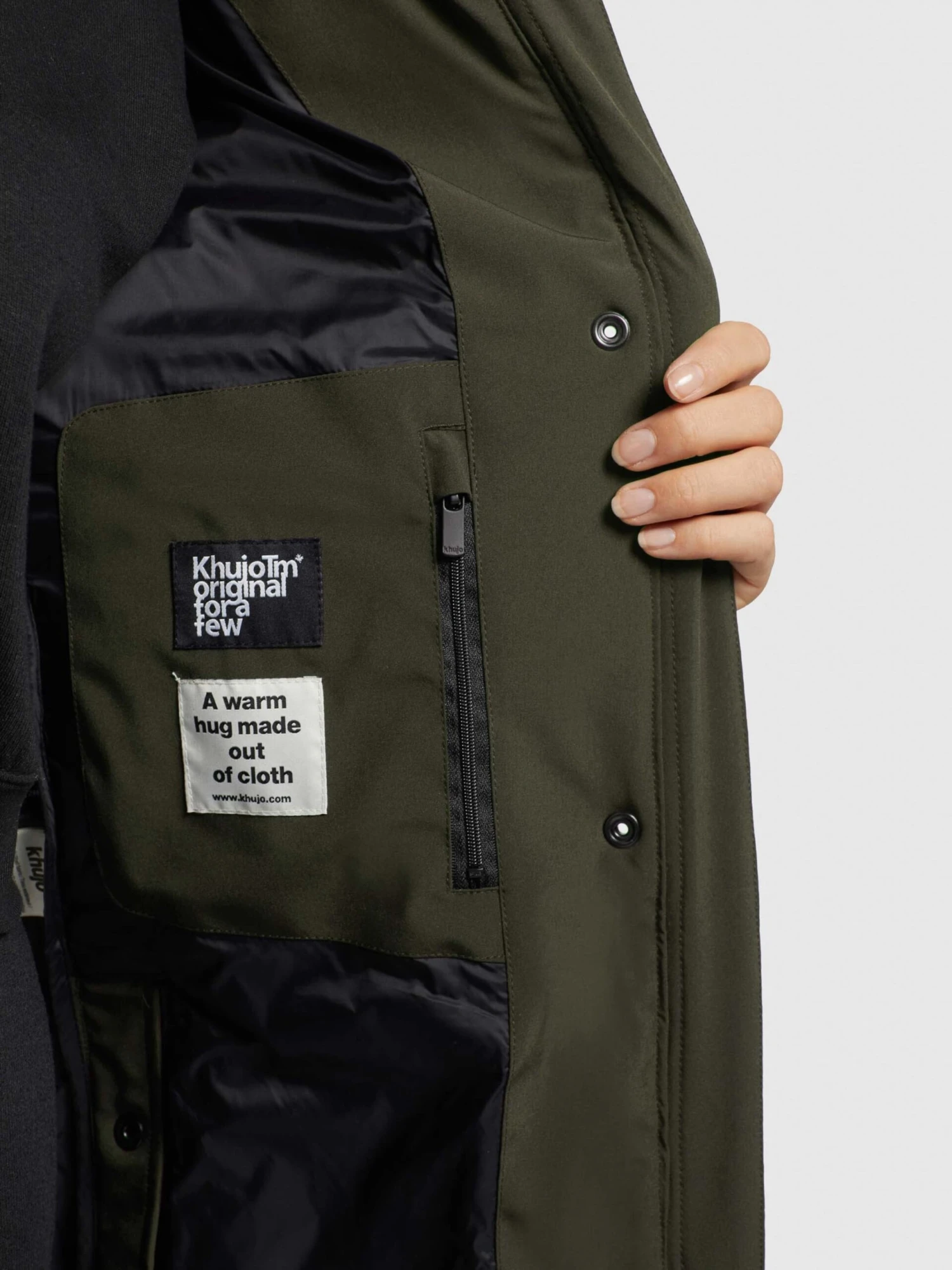 Khujo Manteaux De Mi-saison Manteau Mi-saison Namita Femme Vert Foncé 10 Khujo Manteaux De Mi-saison Manteau Mi-saison Namita Femme Vert Foncé – Image 8