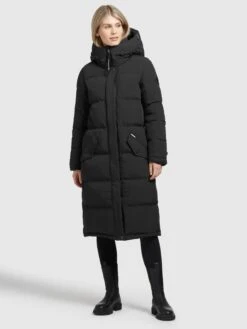 Khujo Manteaux Dhiver Manteau D’hiver Dakota Femme Noir -Khujo f45e4ef6c8d0e968cec6f2012ae55b0f