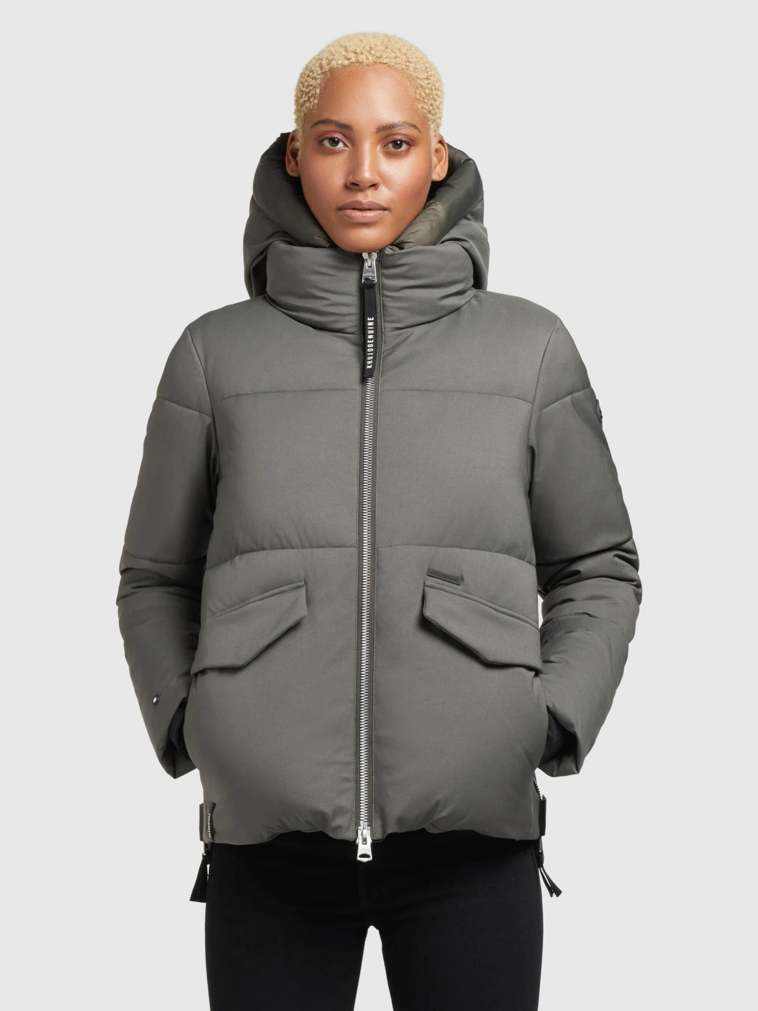 Khujo Vestes Dhiver Veste D’hiver Japura 2 Femme Kaki 4 Khujo Vestes Dhiver Veste D’hiver Japura 2 Femme Kaki – Image 2