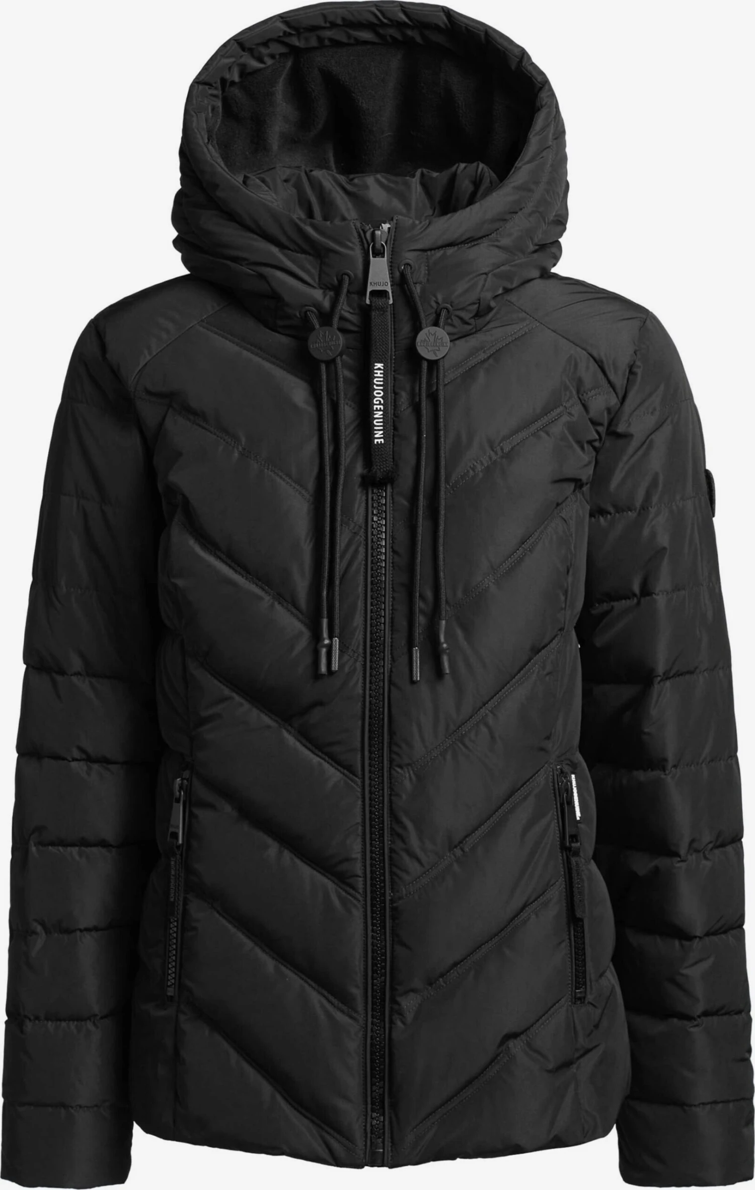 Khujo Vestes De Mi-saison Veste Mi-saison Stern Femme Noir 3 Khujo Vestes De Mi-saison Veste Mi-saison Stern Femme Noir