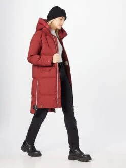 Khujo Manteaux Dhiver Manteau D’hiver Aniva Femme Rouge Carmin 11 Khujo Manteaux Dhiver Manteau D’hiver Aniva Femme Rouge Carmin -Khujo f668ec8bd8bb8a79ad8c9a7369f8b794