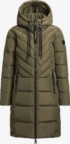 Khujo Manteaux Dhiver Manteau D’hiver MUGG Femme Olive