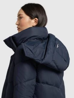 Khujo Manteaux Dhiver Manteau D’hiver Torino 3 Femme Bleu Foncé -Khujo f8850677c34c6a7638ed9636ab84dd20