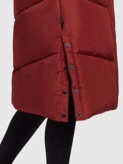 Khujo Manteaux De Mi-saison Manteau Mi-saison Femme Rouge Foncé -Khujo fa52d18702a29ac5528b426d7eb816bb