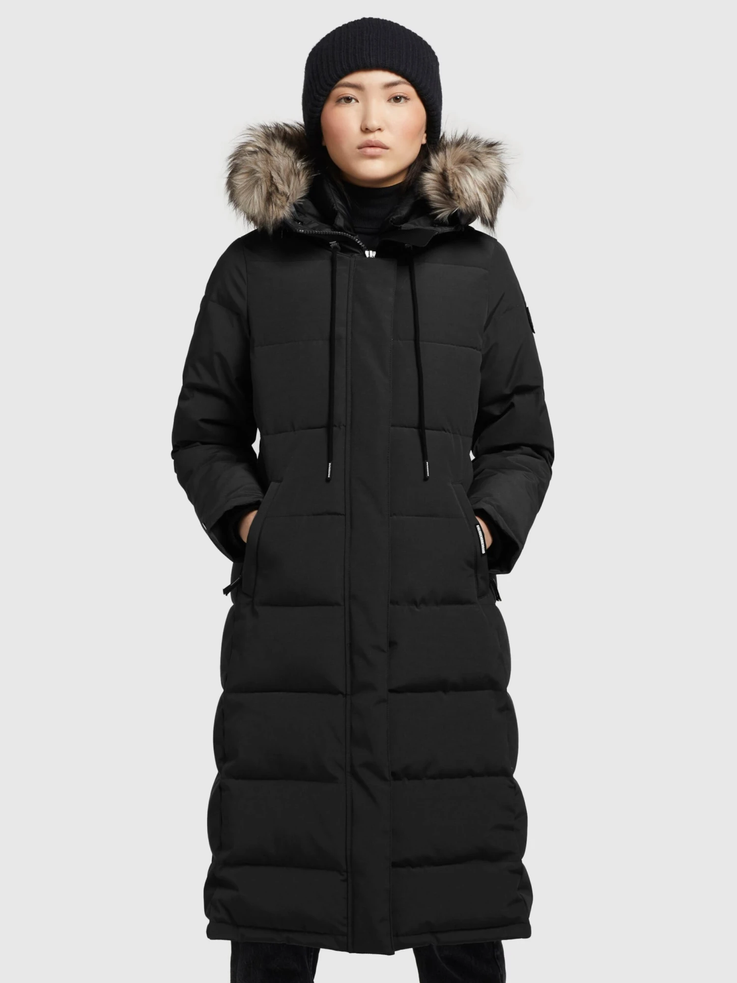Khujo Manteaux Dhiver Manteau D’hiver LOLL Femme Noir 4 Khujo Manteaux Dhiver Manteau D’hiver LOLL Femme Noir – Image 2