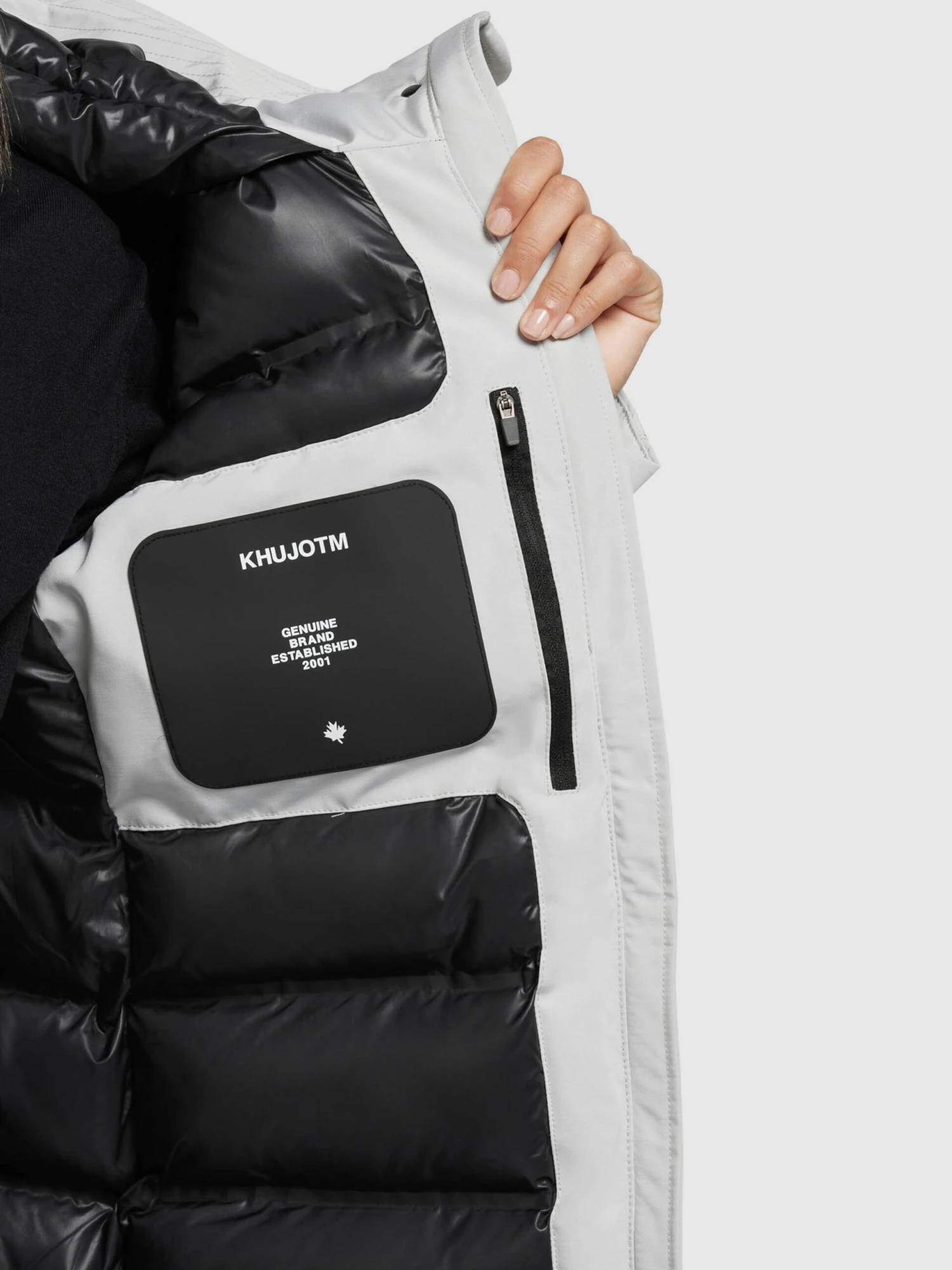 Khujo Vestes Dhiver Veste D’hiver Viona 3 Femme Gris Clair 10 Khujo Vestes Dhiver Veste D’hiver Viona 3 Femme Gris Clair – Image 8