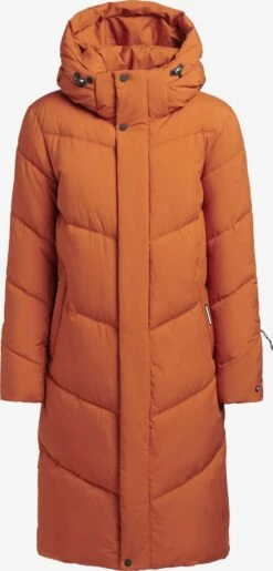 Khujo Manteaux Dhiver Manteau D’hiver Torino2 Femme Orange