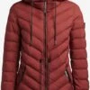 Khujo Vestes De Mi-saison Veste Mi-saison Noomi Femme Rouge Rouille -Khujo ffc692cd103ce130d270caa2ffbf8f6a